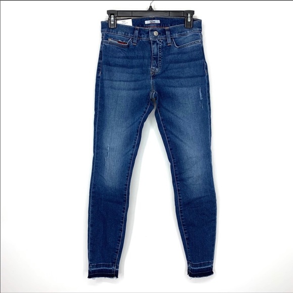 Tommy Hilfiger Color Block raw hem Jeans - Picture 5 of 11